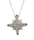 14K Gold & Diamond Classic Star Of Bethlehem Opening Magnetic Necklace